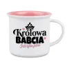 Kubek różowy dla BABCI Królowa Babcia
